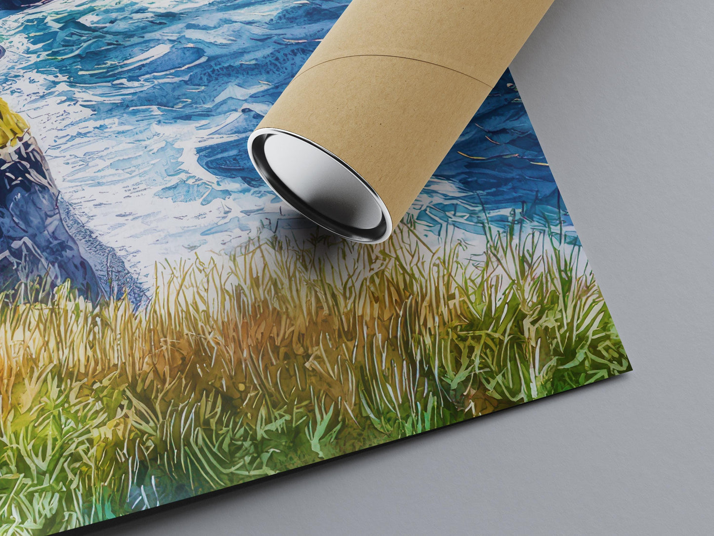 Cliffs of Moher Watercolor Poster Wall Art Cliffs of Moher Wall Hanging Home Décor Cliffs of Moher Gift Art Lovers Ireland Wall Art