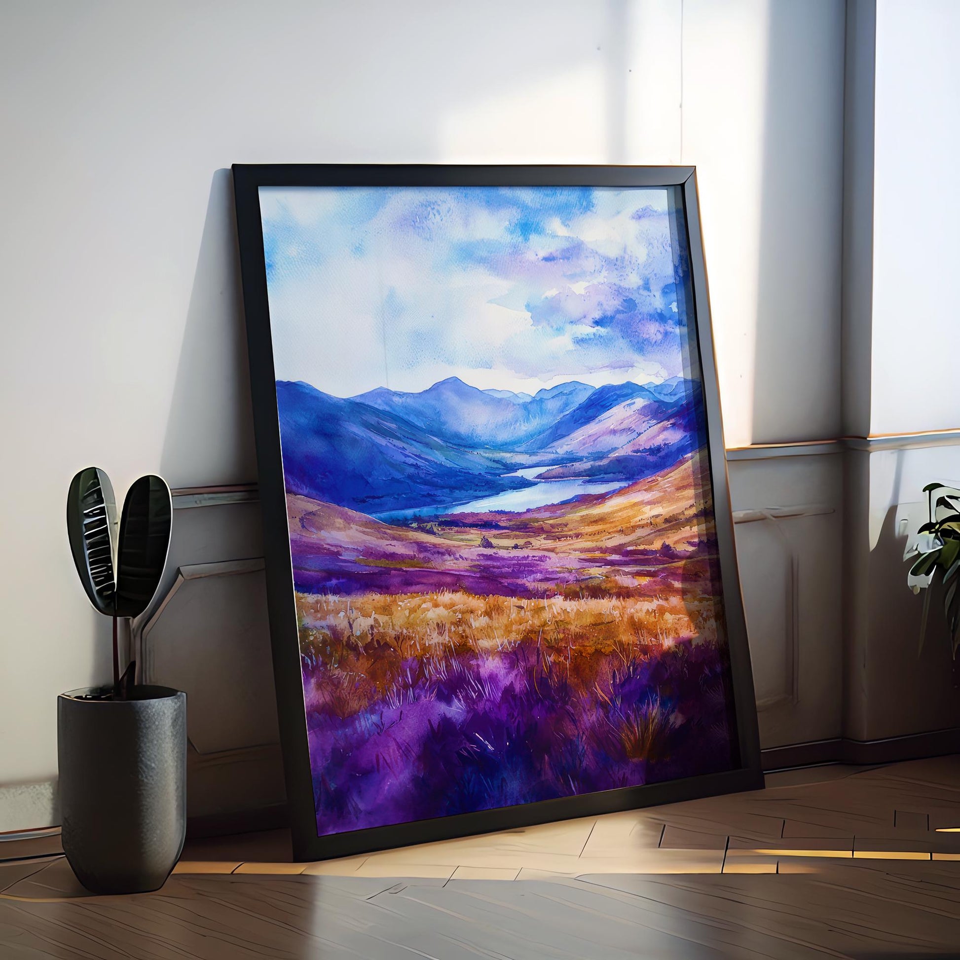 Cairngorms NP watercolor poster Wall Art Cairngorms NP Wall Hanging Home Décor Cairngorms NP Gift Art Lovers Scotland Art Lover Gift