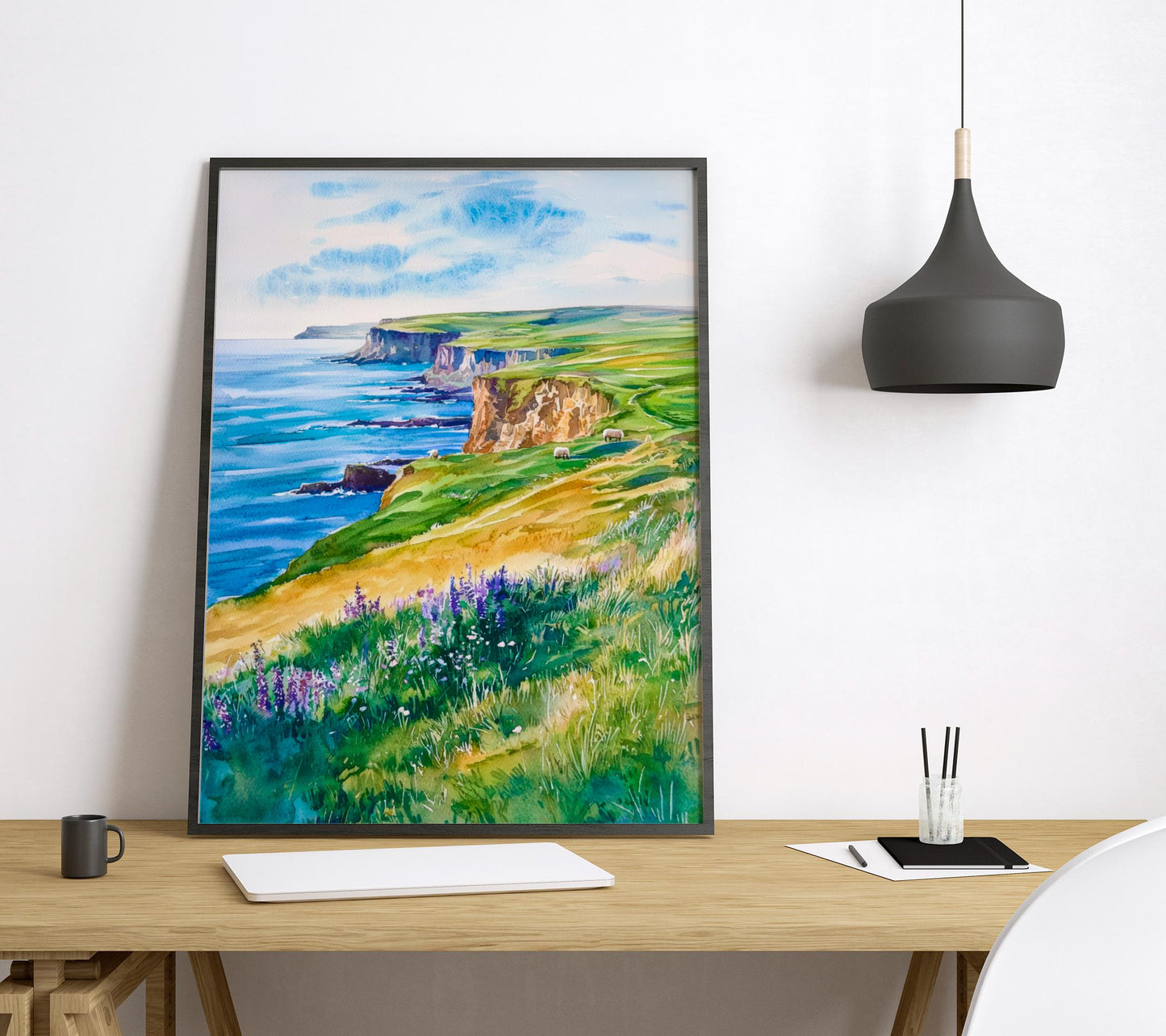 Orkney Islands watercolor poster Wall Art Orkney Islands Wall Hanging Home Décor Orkney Islands Gift Art Lovers Scotland Art Lover Gift