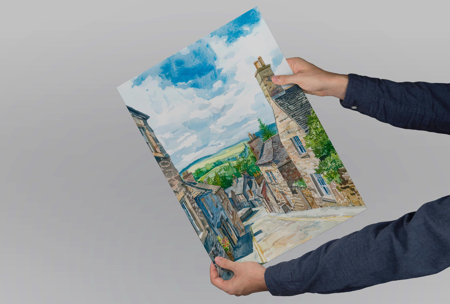 Tain watercolor poster Wall Art Tain Wall Hanging Home Décor Tain Gift Art Lovers Scotland Art Lover Gift Scotland wall art