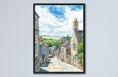 Tain watercolor poster Wall Art Tain Wall Hanging Home Décor Tain Gift Art Lovers Scotland Art Lover Gift Scotland wall art