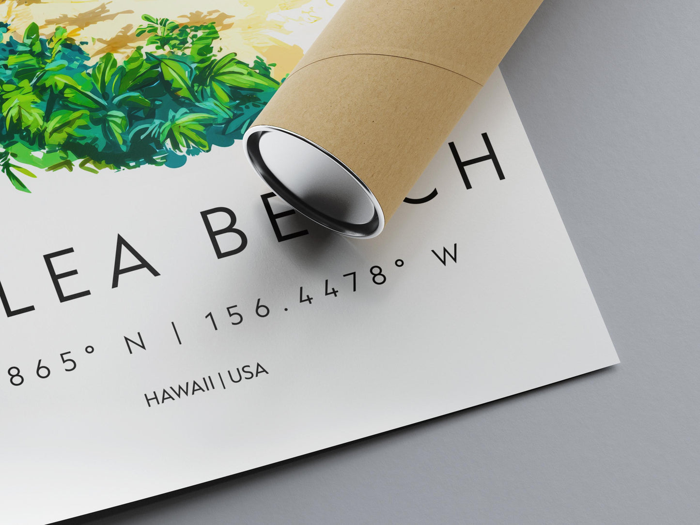 Wailea Beach watercolor poster Wall Art Wailea Beach Wall Hanging Home Décor Wailea Beach Gift Art Lovers Hawaii Art Lover Gift Hawaii