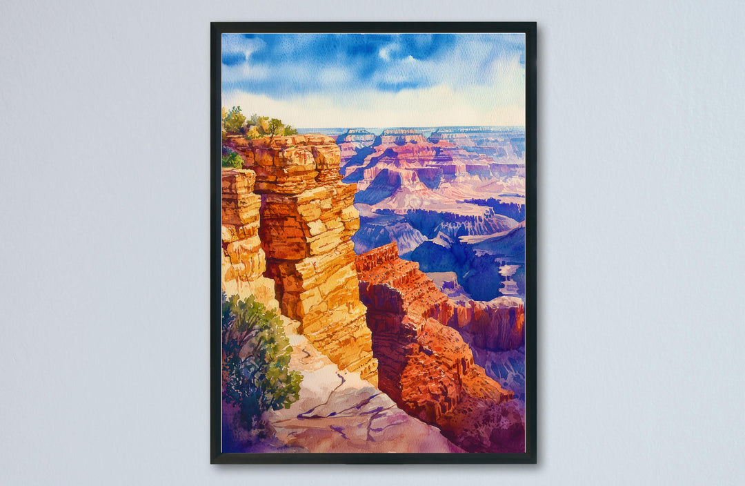 Grand Canyon watercolor poster Wall Art Grand Canyon Wall Hanging Home Décor Grand Canyon Gift Art Lovers Arizona Art Lover Gift Arizona