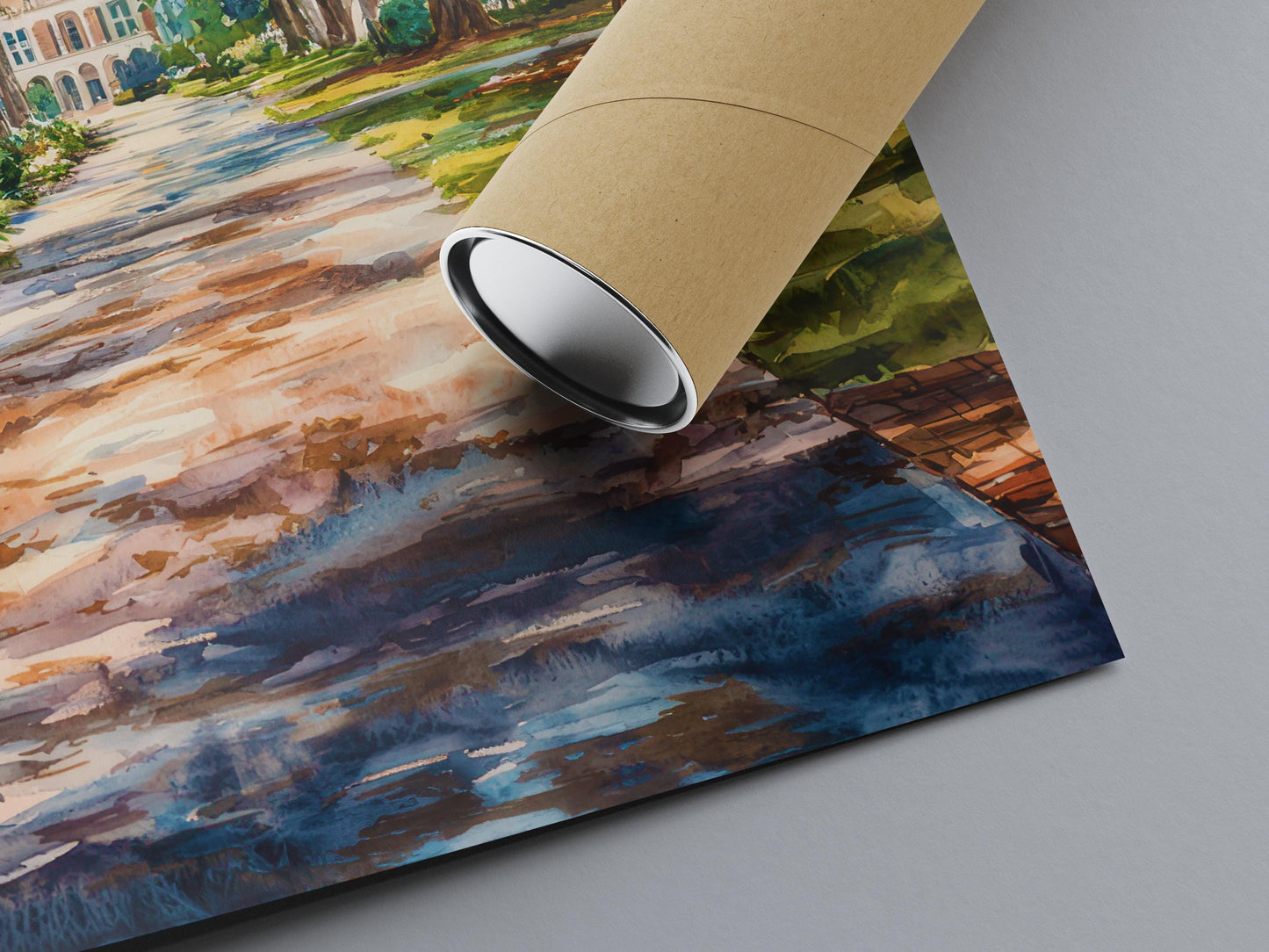 Savannah watercolor poster Wall Art Savannah Wall Hanging Home Décor Savannah Gift Art Lovers Georgia Art Lover Gift Georgia wall art
