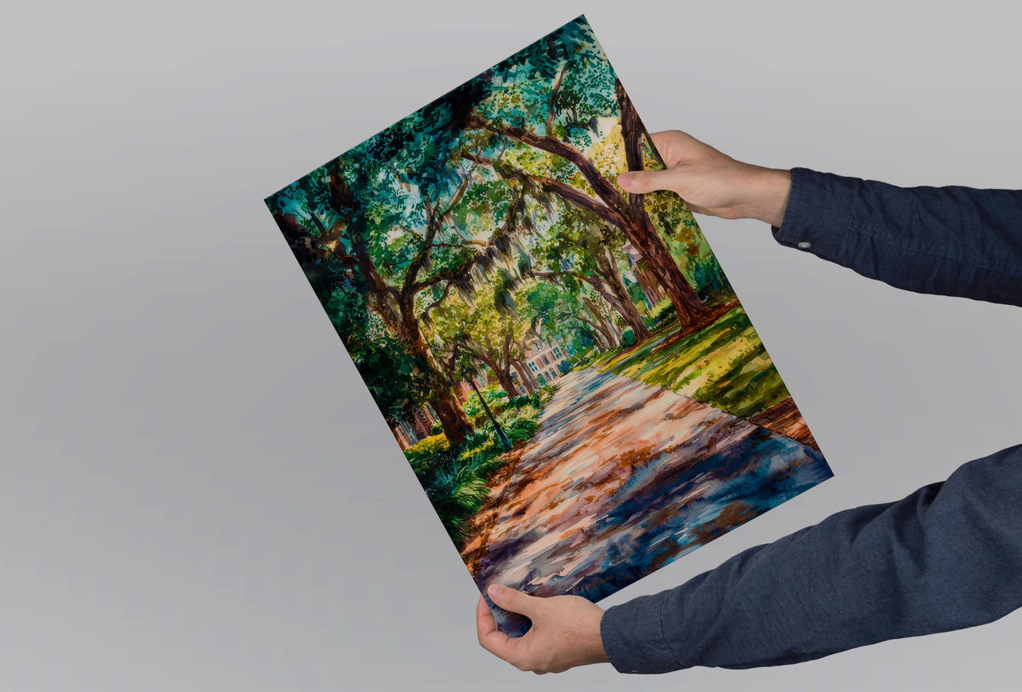 Savannah watercolor poster Wall Art Savannah Wall Hanging Home Décor Savannah Gift Art Lovers Georgia Art Lover Gift Georgia wall art