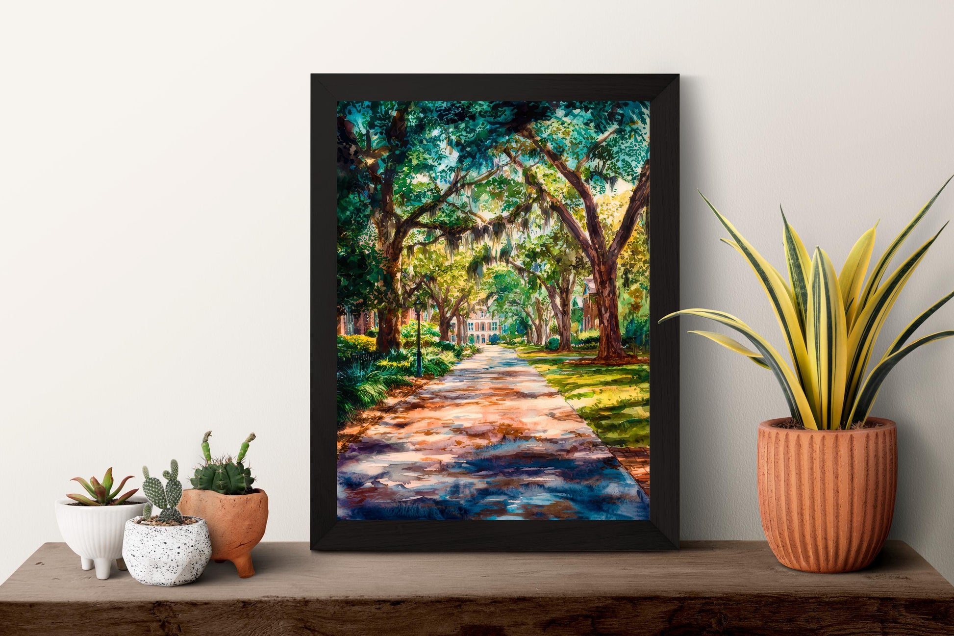 Savannah watercolor poster Wall Art Savannah Wall Hanging Home Décor Savannah Gift Art Lovers Georgia Art Lover Gift Georgia wall art