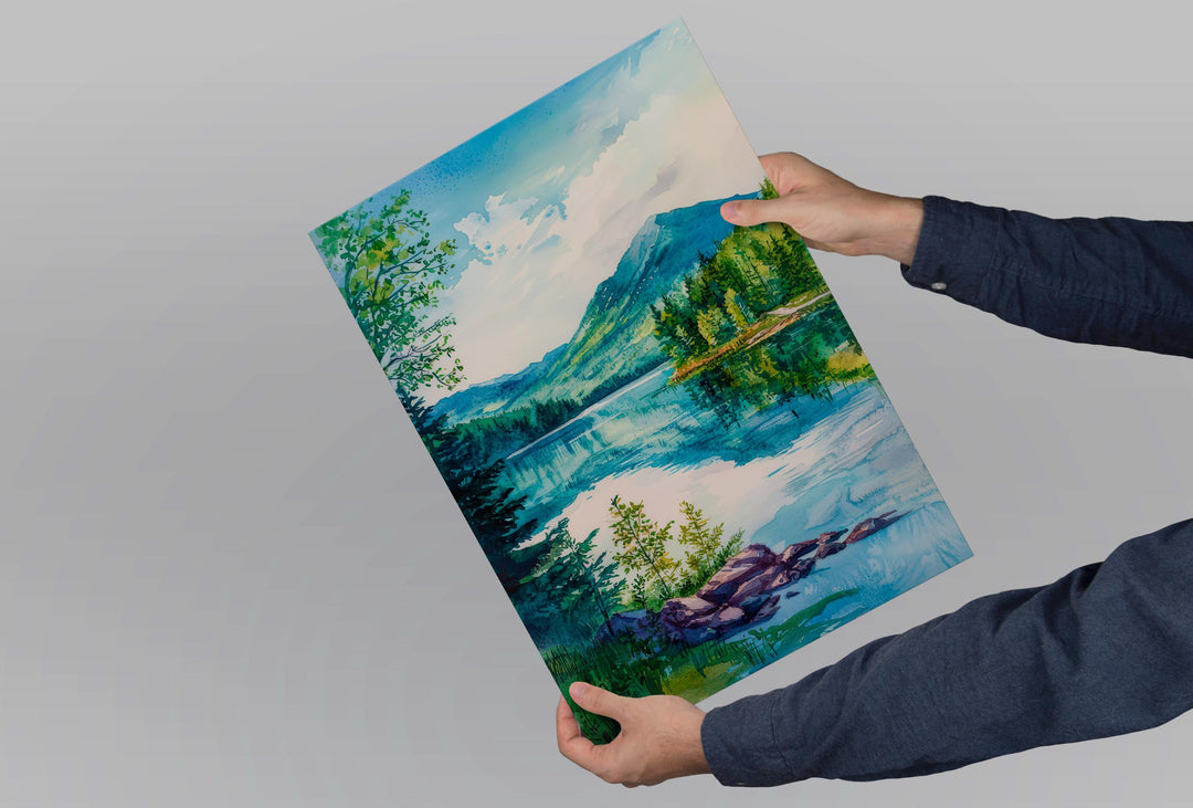 Catskills Mountains watercolor poster Wall Art Catskills Mountains Wall Hanging Home Décor Catskills Mountains Gift Art Lovers New York Art