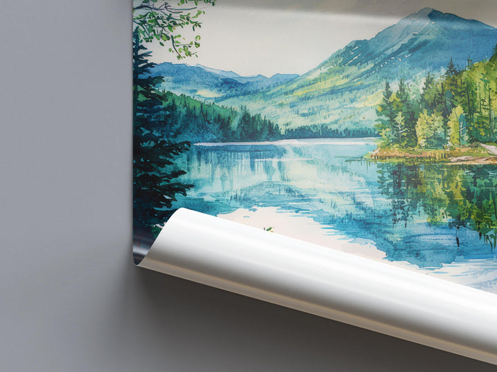 Catskills Mountains watercolor poster Wall Art Catskills Mountains Wall Hanging Home Décor Catskills Mountains Gift Art Lovers New York Art