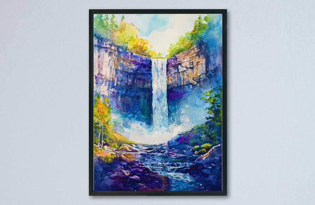 Taughannock Falls State Park watercolor poster Wall Art Taughannock Falls State Park Wall Hanging Home Décor Taughannock Falls State Park