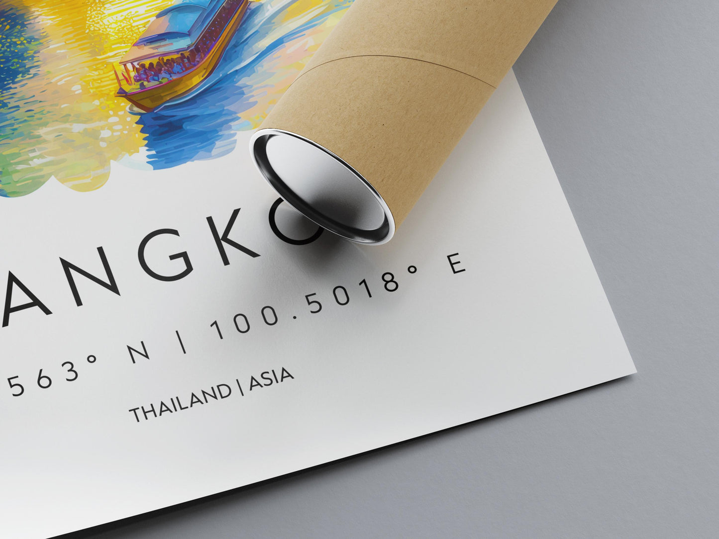 Bangkok watercolor poster Wall Art Bangkok Wall Hanging Home Décor Bangkok Gift Art Lovers Thailand Art Lover Gift