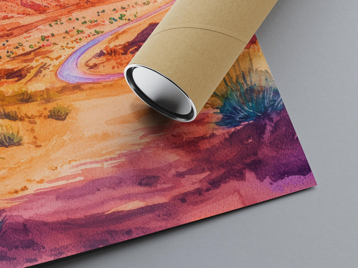 Monument Valley watercolor poster Wall Art Monument Valley Wall Hanging Home Décor Monument Valley Gift Art Lovers Arizona Art Lover Gift