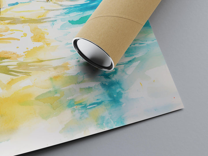 Jamaica watercolor poster Wall Art Jamaica Wall Hanging Home Décor Jamaica Gift Art Lovers Jamaica Art Lover Gift Jamaica wall art