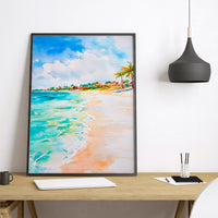 Aruba watercolor poster Wall Art Aruba Wall Hanging Home Décor Aruba Gift Art Lovers Aruba Art Lover Gift Aruba wall art