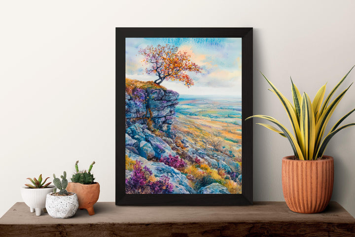 Peak District Watercolor Poster Wall Art Peak District Wall Hanging Home Décor Peak District Gift Art Lovers United Kingdom Wall Art