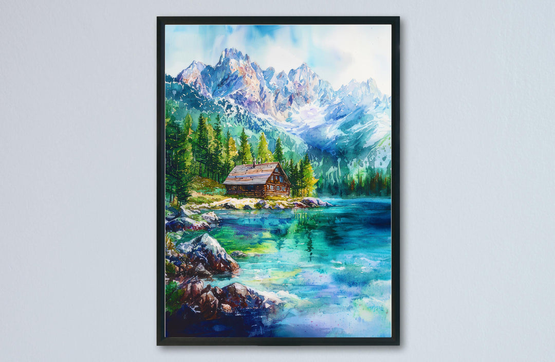 Tatra Mountains Watercolor Poster Wall Art Tatra Mountains Wall Hanging Home Décor Tatra Mountains Gift Art Lovers Poland Wall Art