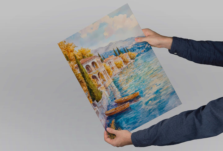 Ioannina Watercolor Poster Wall Art Ioannina Wall Hanging Home Décor Ioannina Gift Art Lovers Greece Wall Art