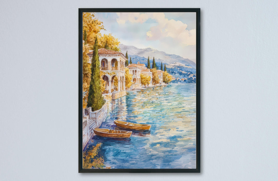 Ioannina Watercolor Poster Wall Art Ioannina Wall Hanging Home Décor Ioannina Gift Art Lovers Greece Wall Art