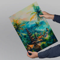 Bali Watercolor Poster Wall Art Bali Wall Hanging Home Décor Bali Gift Art Lovers Indonesia Wall Art