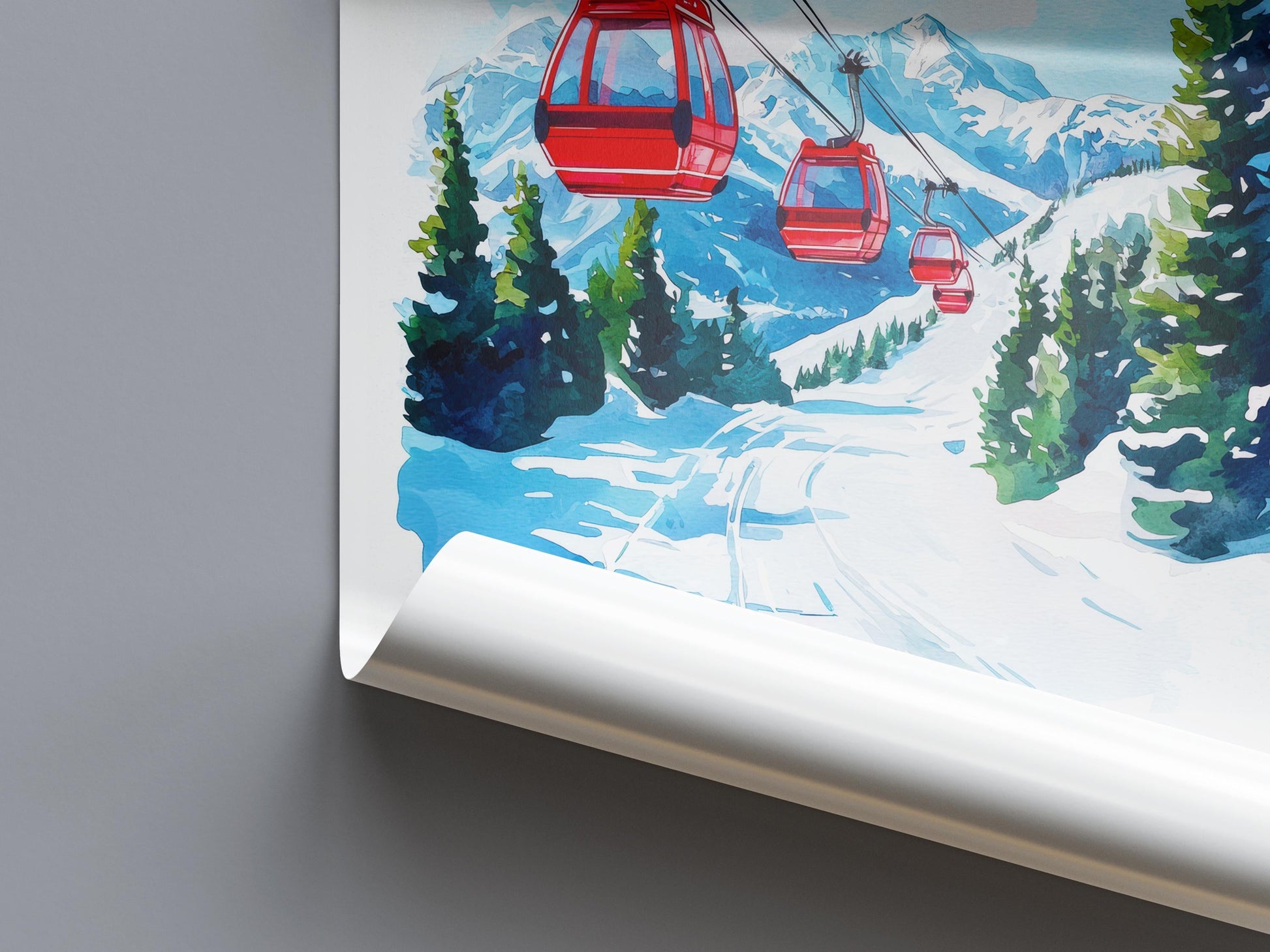 Snowbird Watercolor Poster Wall Art Snowbird Wall Hanging Home Décor Snowbird Gift Art Lovers United States Wall Art