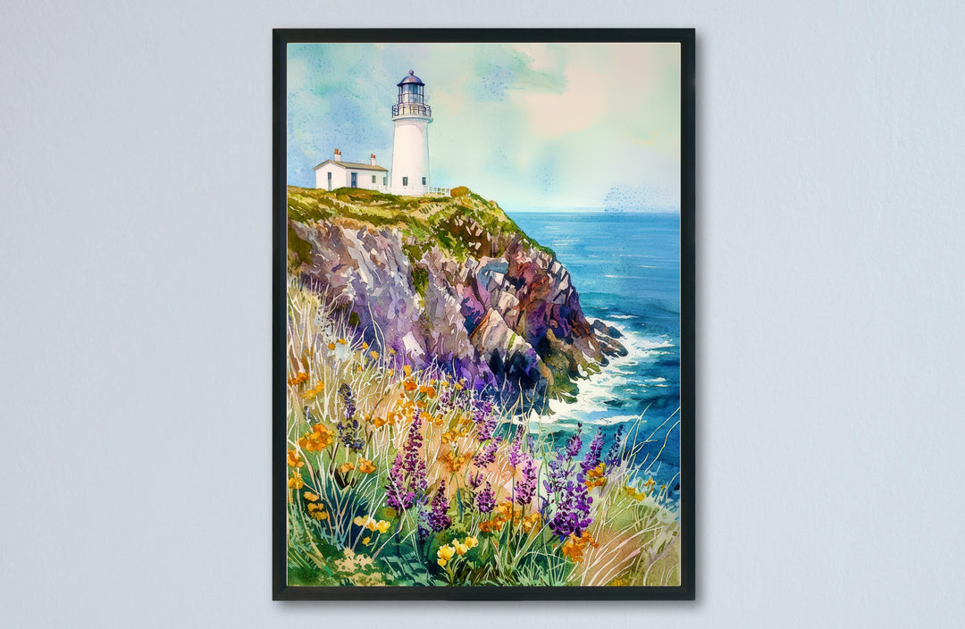 Pembrokeshire Coast Watercolor Poster Wall Art Pembrokeshire Coast Wall Hanging Home Décor Pembrokeshire Coast Gift Art Lovers
