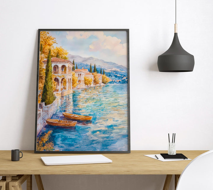 Ioannina Watercolor Poster Wall Art Ioannina Wall Hanging Home Décor Ioannina Gift Art Lovers Greece Wall Art