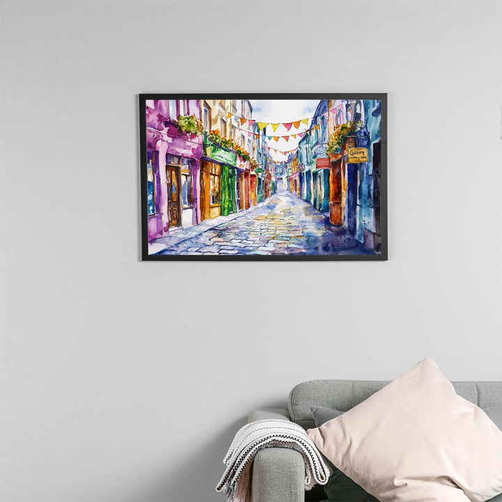 Galway watercolor poster Wall Art Galway Wall Hanging Home Décor Galway Gift Art Lovers Ireland Wall Art