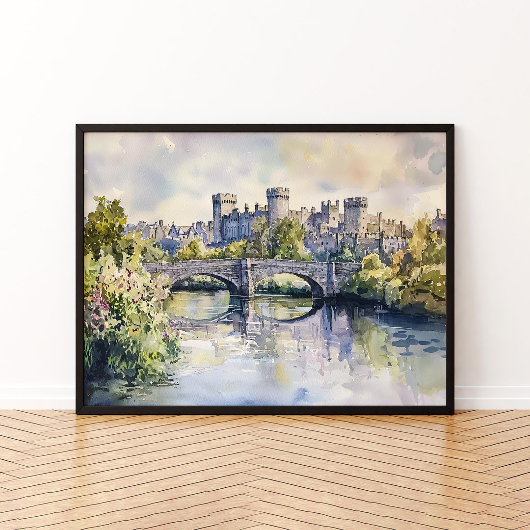 Kilkenny watercolor poster Wall Art Kilkenny Wall Hanging Home Décor Kilkenny Gift Art Lovers Ireland Wall Art