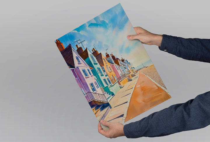 Aldeburgh watercolor poster Wall Art Aldeburgh Wall Hanging Home Décor Aldeburgh Gift Art Lovers England Wall Art