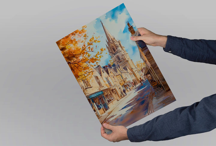 Cirencester watercolor poster Wall Art Cirencester Wall Hanging Home Décor Cirencester Gift Art Lovers England Wall Art