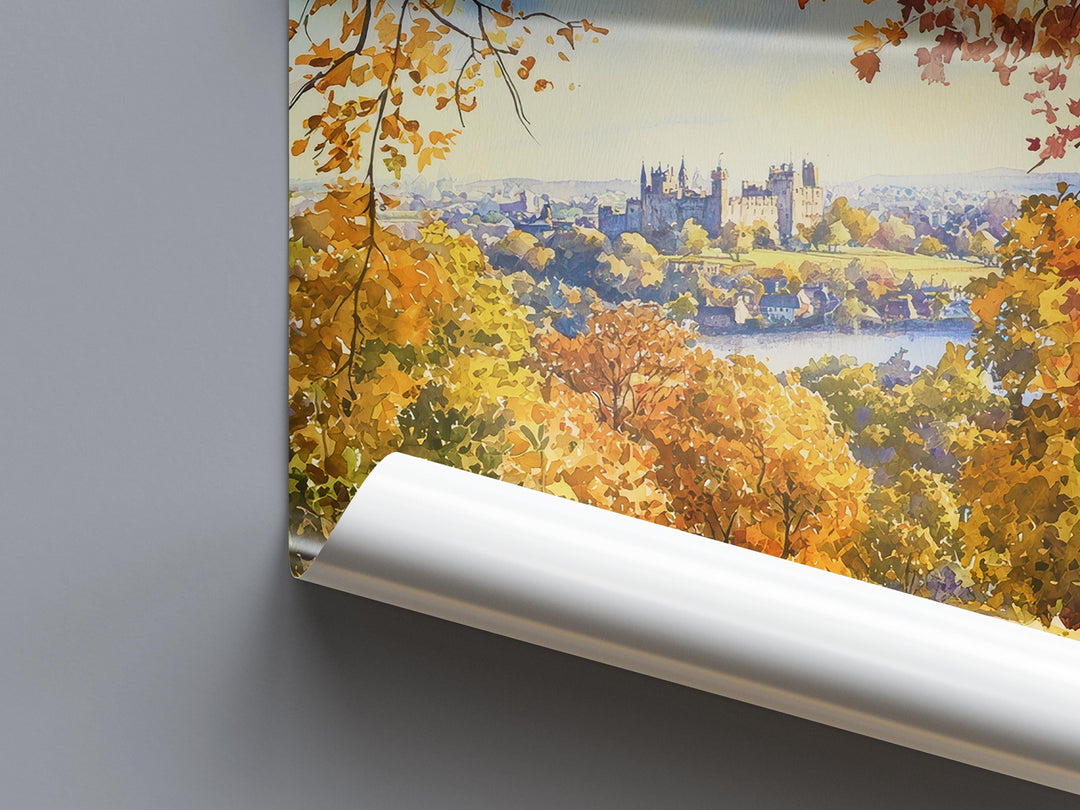 Windsor watercolor poster Wall Art Windsor Wall Hanging Home Décor Windsor Gift Art Lovers England Art Lover Gift
