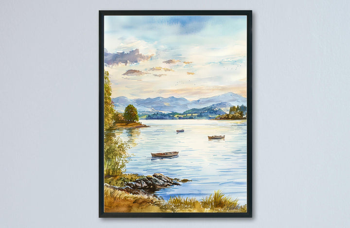 Windermere watercolor poster Wall Art Windermere Wall Hanging Home Décor Windermere Gift Art Lovers England Art Lover Gift