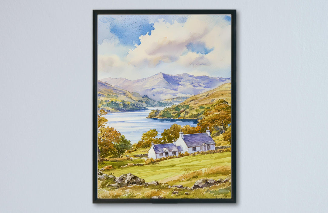 Coniston watercolor poster Wall Art Coniston Wall Hanging Home Décor Coniston Gift Art Lovers England Wall Art