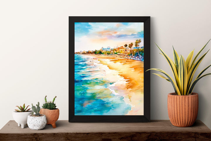 St Kilda Beach watercolor poster Wall Art St Kilda Beach Wall Hanging Home Décor St Kilda Beach Gift Art Lovers Australia Art Lover Gift