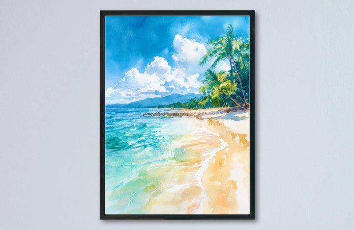 Port Douglas watercolor poster Wall Art Port Douglas Wall Hanging Home Décor Port Douglas Gift Art Lovers Australia Art Lover Gift