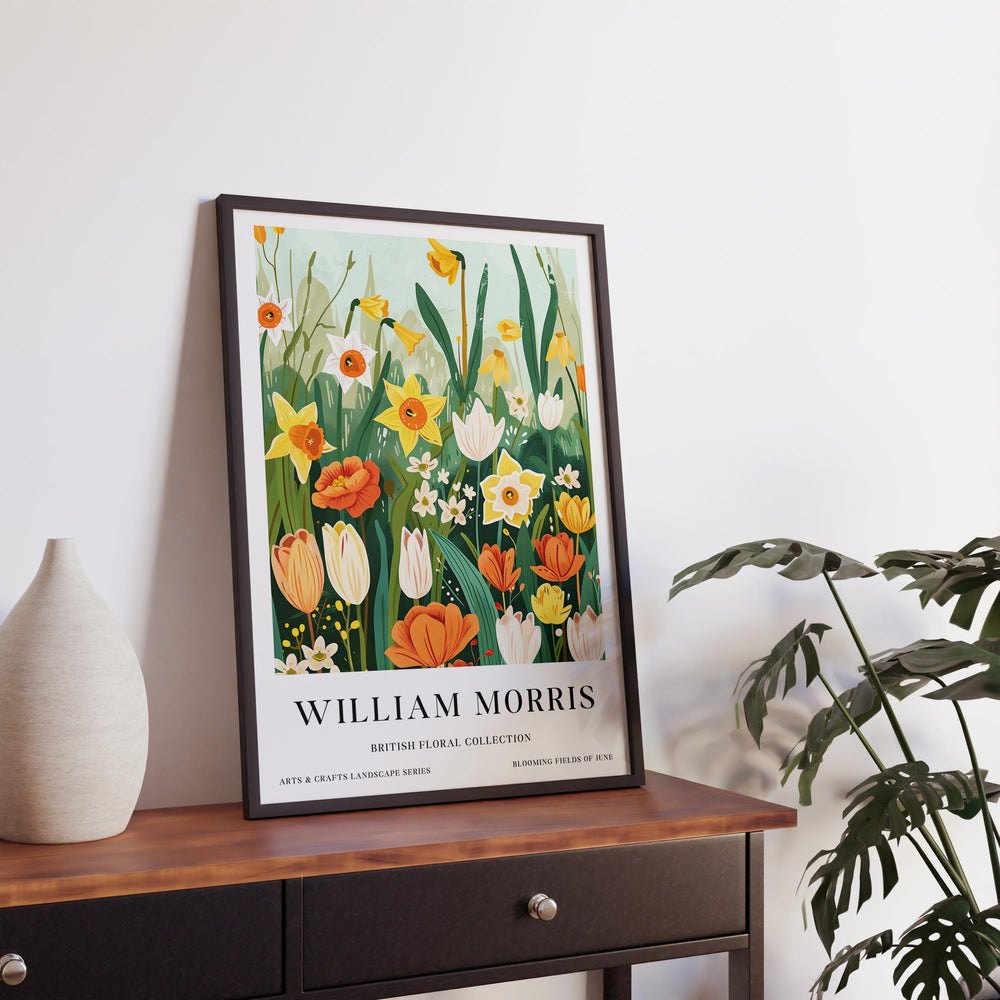 William Morris Flowers Poster Vintage Botanical Wall Art Classic Floral Print Timeless Nature Decor Elegant Garden Artwork for Home