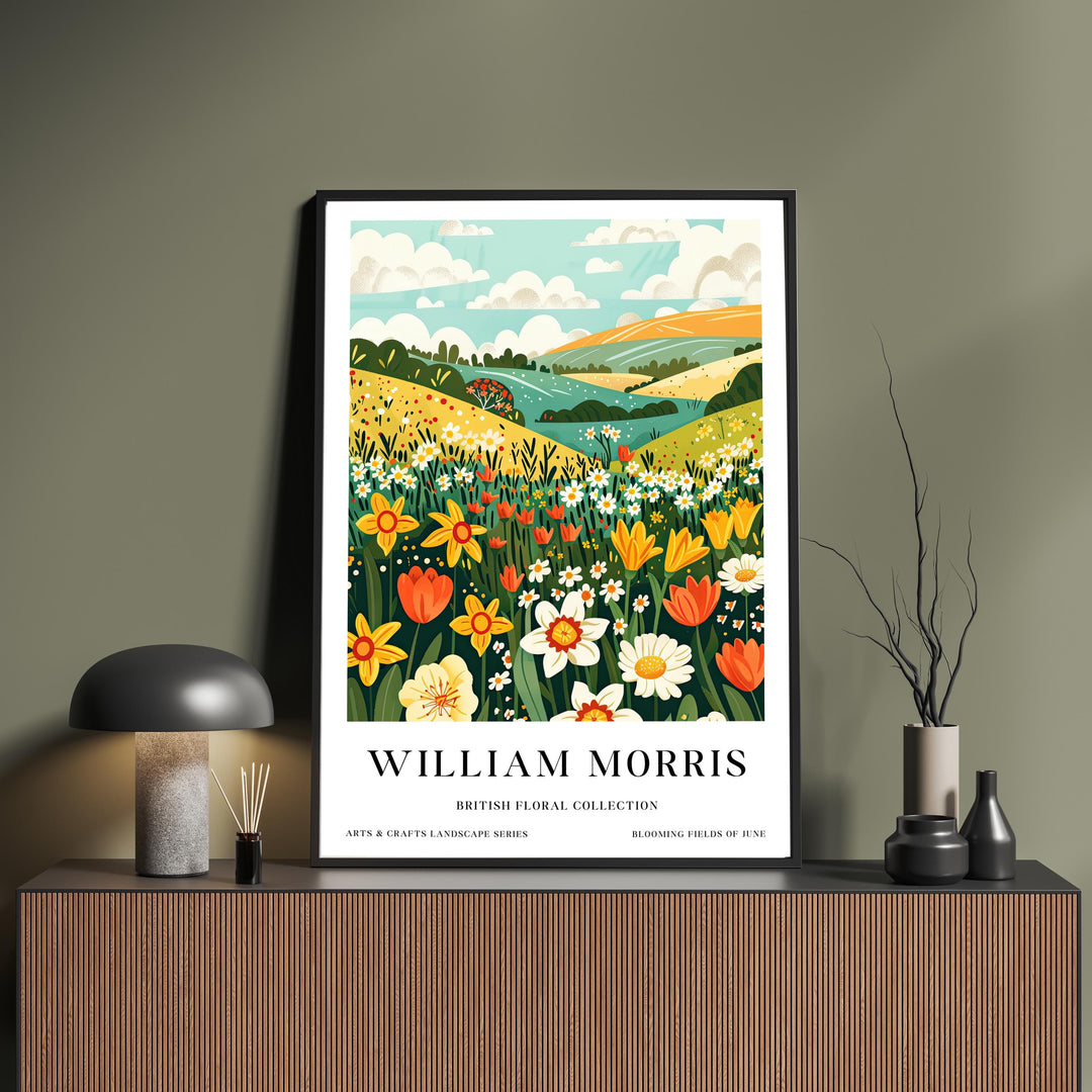 William Morris Flowers Poster Vintage Botanical Wall Art Classic Floral Print Timeless Nature Decor Elegant Garden Artwork for Home