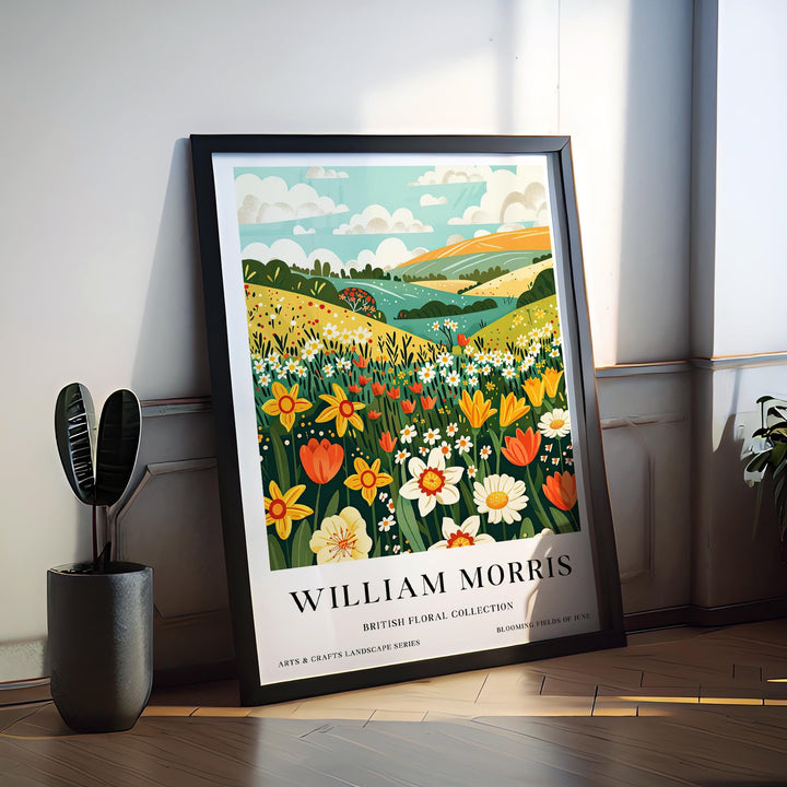 William Morris Flowers Poster Vintage Botanical Wall Art Classic Floral Print Timeless Nature Decor Elegant Garden Artwork for Home