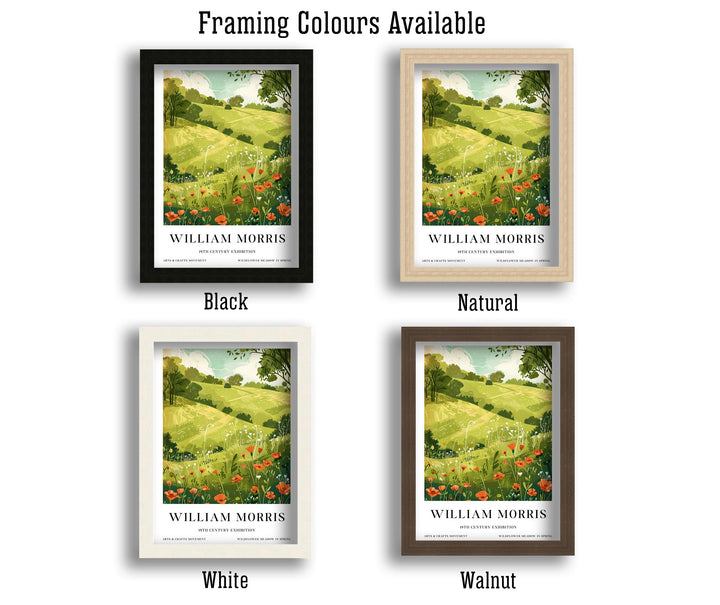 William Morris British Countryside Poster Vintage Landscape Wall Art Classic Nature Print Rustic Farm Decor Timeless Heritage Artwork Home