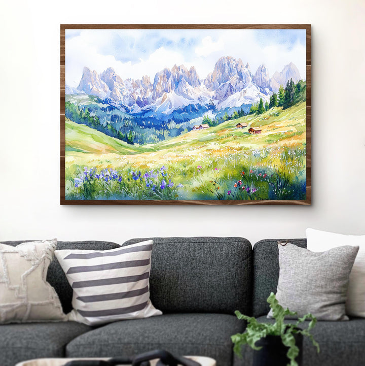 Catania Watercolor Poster Landscape Wall Art Catania Wall Hanging Home Décor Catania Gift Art Lovers Italy Wall Art