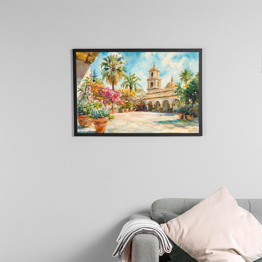 Cordoba watercolor poster Wall Art Cordoba Wall Hanging Home Décor Cordoba Gift Art Lovers Spain Wall Art