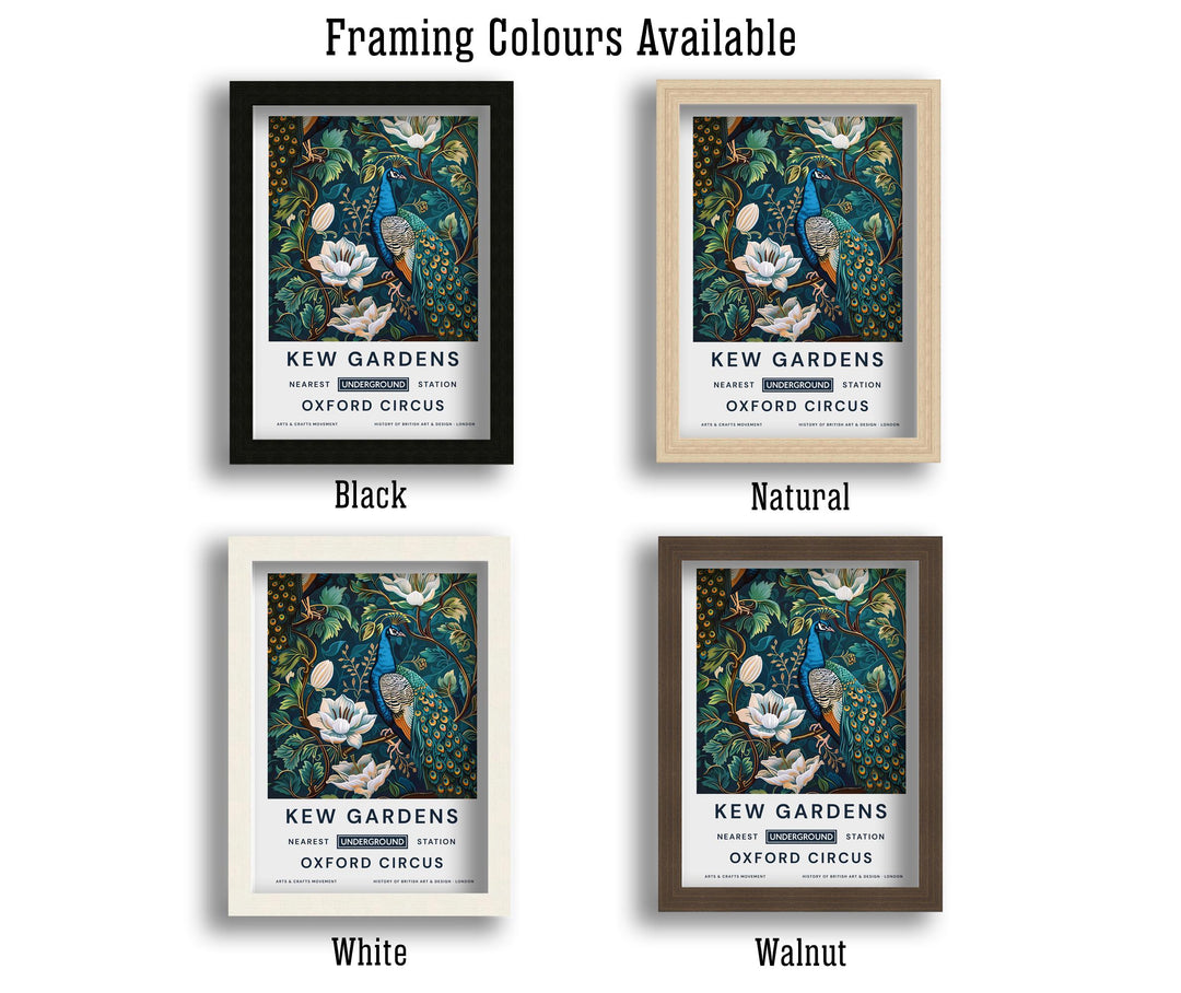 William Morris Kew Gardens Poster Vintage Botanical Wall Art Classic Floral Print Elegant Nature Decor Timeless Artwork for Home