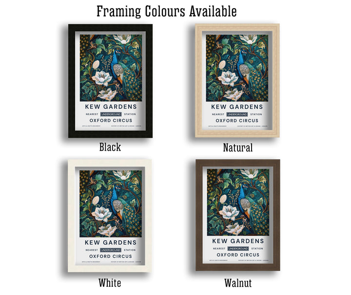 William Morris Kew Gardens Poster Vintage Botanical Wall Art Classic Floral Print Elegant Nature Decor Timeless Artwork for Home