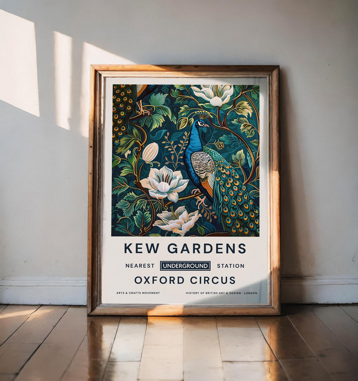 William Morris Kew Gardens Poster Vintage Botanical Wall Art Classic Floral Print Elegant Nature Decor Timeless Artwork for Home