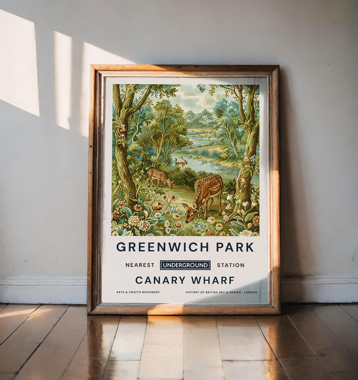 William Morris Greenwich Park Poster Vintage Botanical Wall Art Classic Nature Print Elegant Garden Decor Timeless Artwork for Home