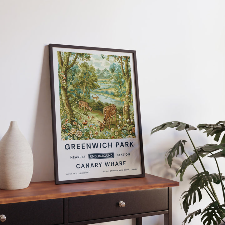 William Morris Greenwich Park Poster Vintage Botanical Wall Art Classic Nature Print Elegant Garden Decor Timeless Artwork for Home