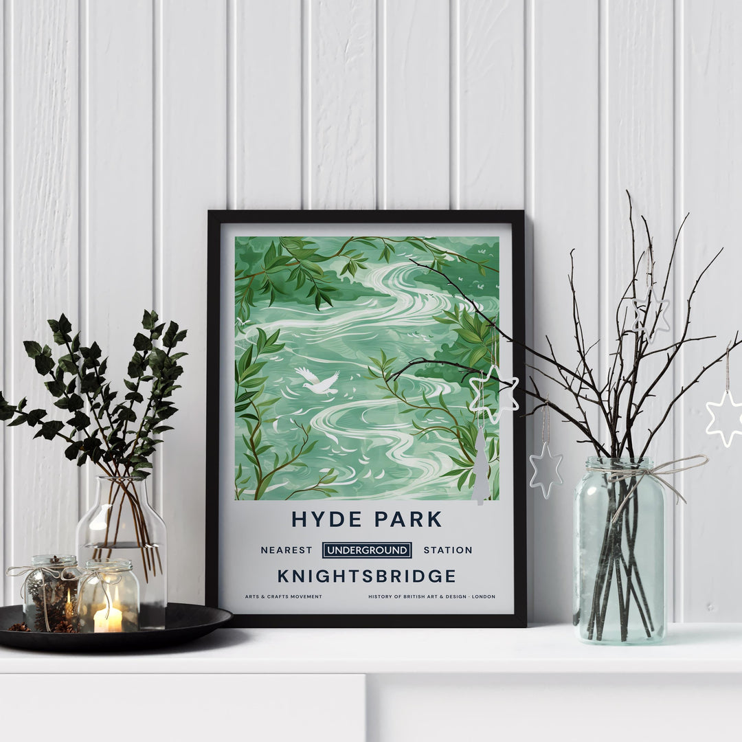 William Morris Hyde Park Poster Vintage Botanical Wall Art Classic Nature Print Elegant Garden Decor Timeless Artwork for Home