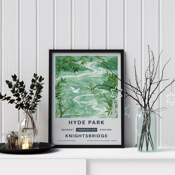 William Morris Hyde Park Poster Vintage Botanical Wall Art Classic Nature Print Elegant Garden Decor Timeless Artwork for Home