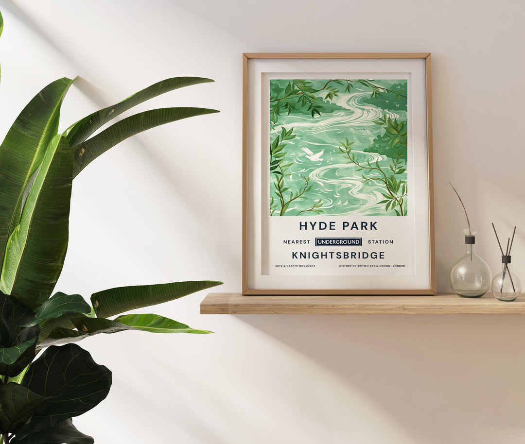 William Morris Hyde Park Poster Vintage Botanical Wall Art Classic Nature Print Elegant Garden Decor Timeless Artwork for Home