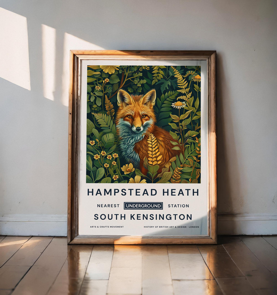 William Morris Hampstead Heath Poster Vintage Landscape Wall Art Classic Nature Print Rustic Countryside Decor Timeless Artwork for Home