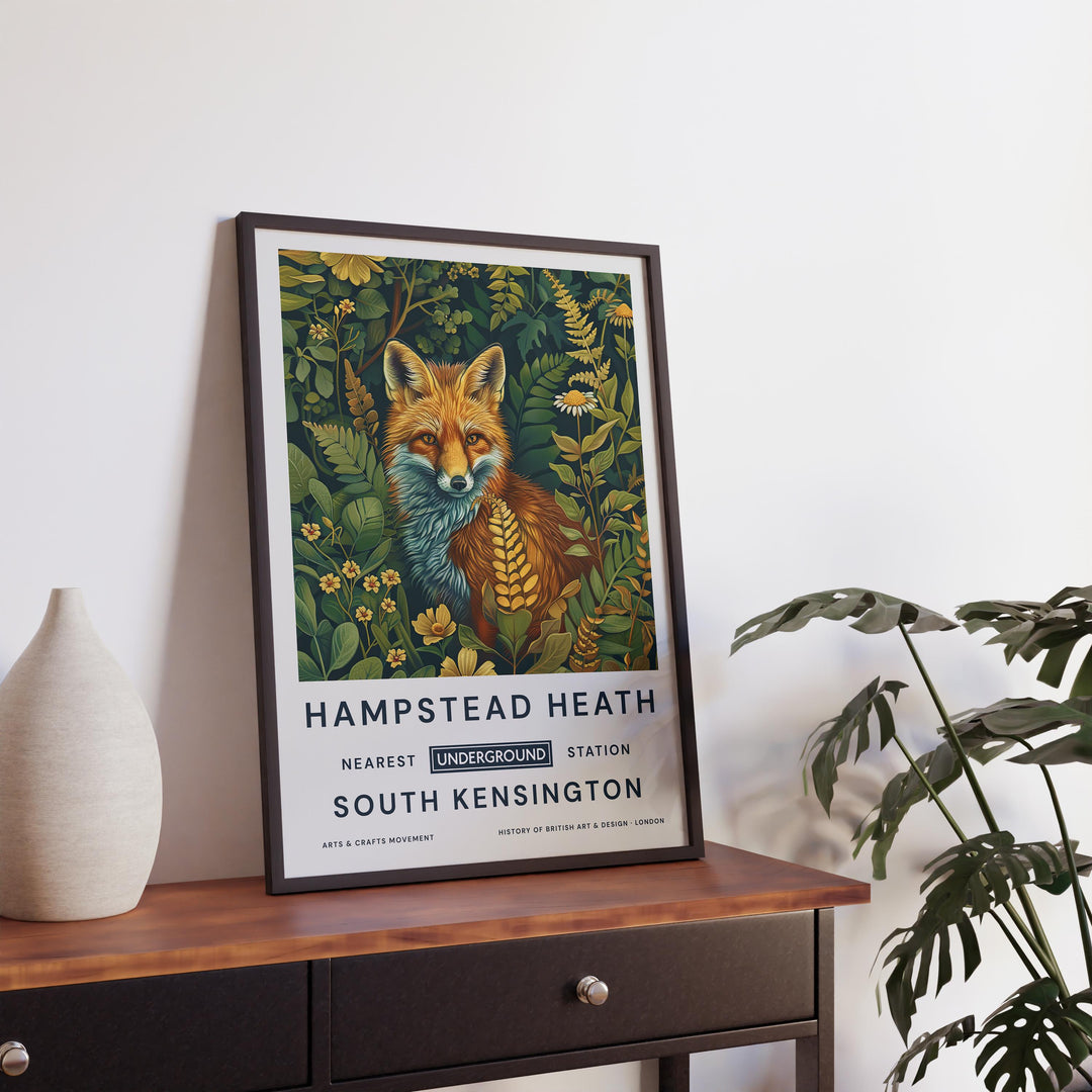 William Morris Hampstead Heath Poster Vintage Landscape Wall Art Classic Nature Print Rustic Countryside Decor Timeless Artwork for Home